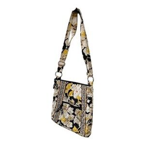 Vera Bradley Dogwood Pattern Original Hipster Crossbody Bag Cotton Designer NWOT